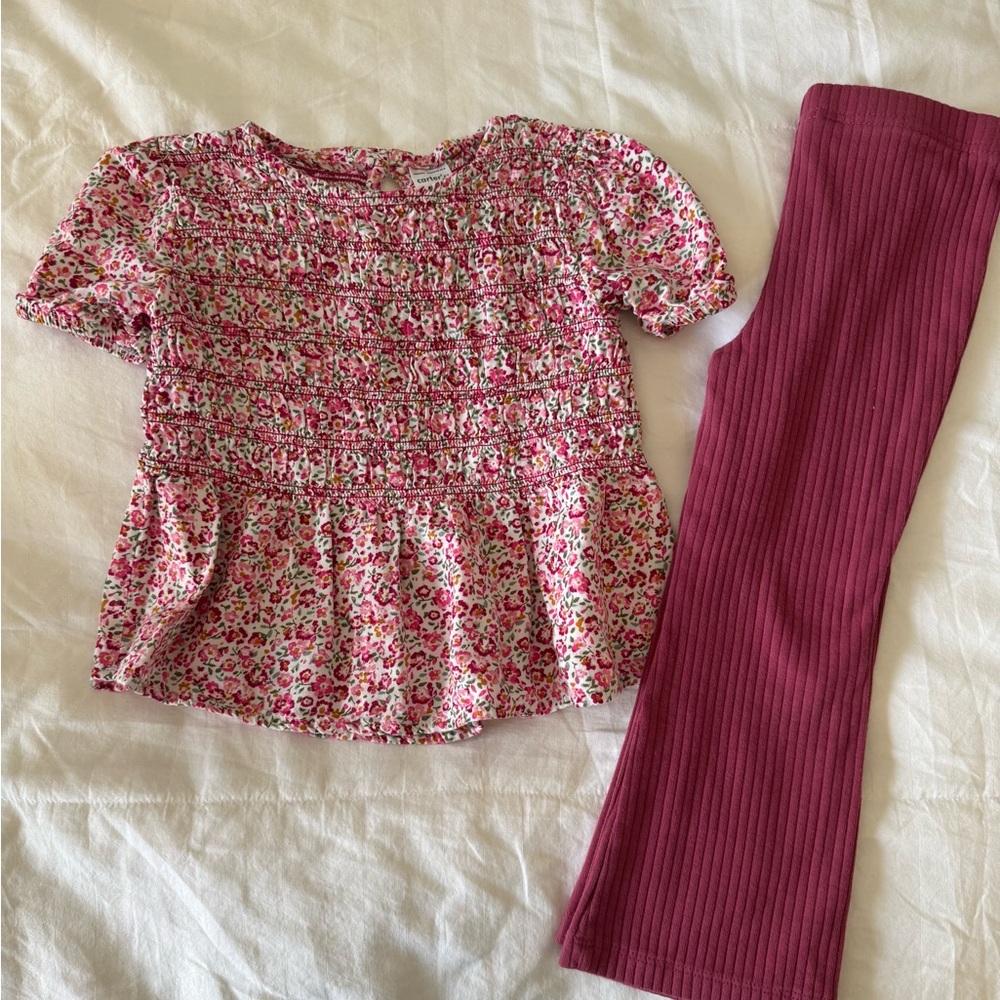 Carter's Pink Floral Top